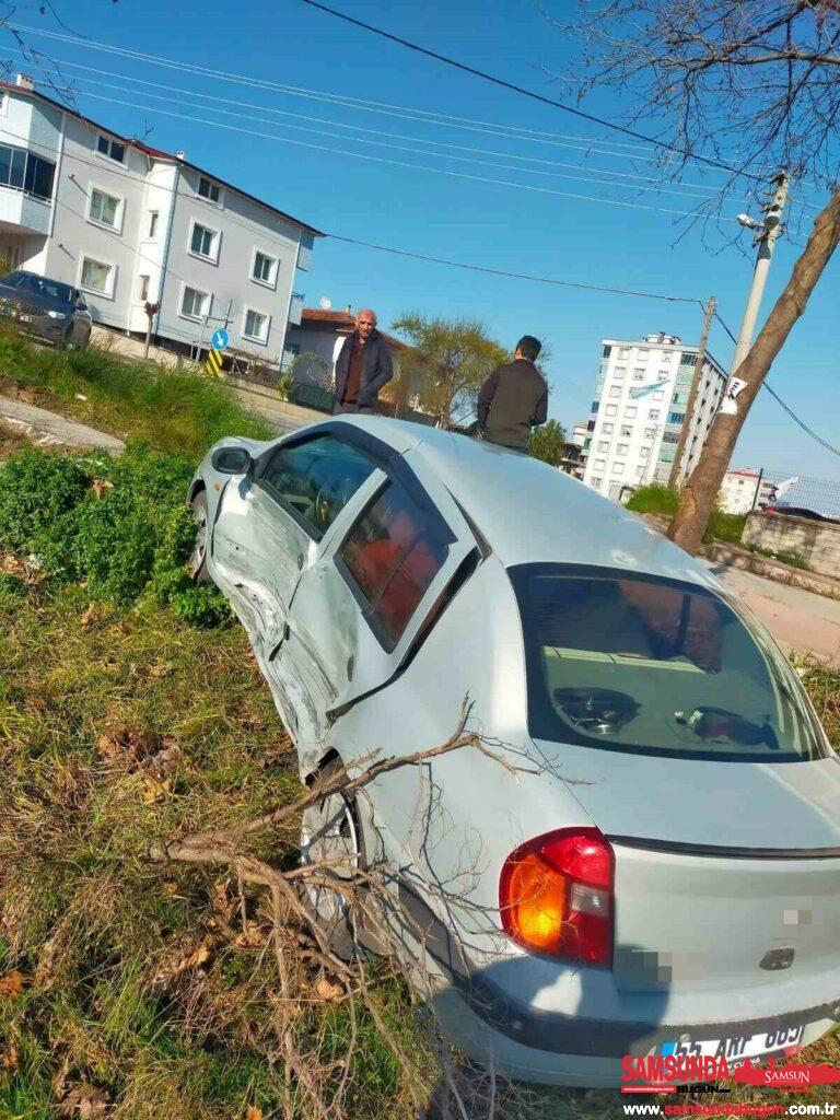 İlkadım’daki O Yolda Yine Trafik Kazası