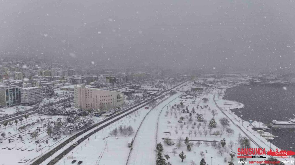 Samsun’da Sibirya Soğukları Etkisini Sürdürüyor